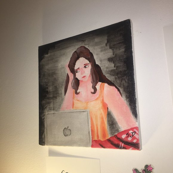 1 painting, 1 print - Picture 2 of 3